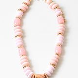 Pink Saltwater Taffy Necklace