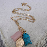Three Lucky Fish Necklace