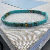 Turquoise Tile Bracelet