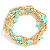 Golden Turquoise Bracelet Bundle