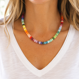 Gemstone Sale Gold at the End of the Rainbow Gemstone Necklace