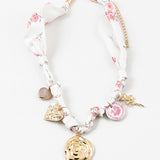 Rose Garden Scarf Necklace