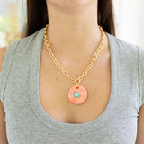 Rosè in Rome Necklace
