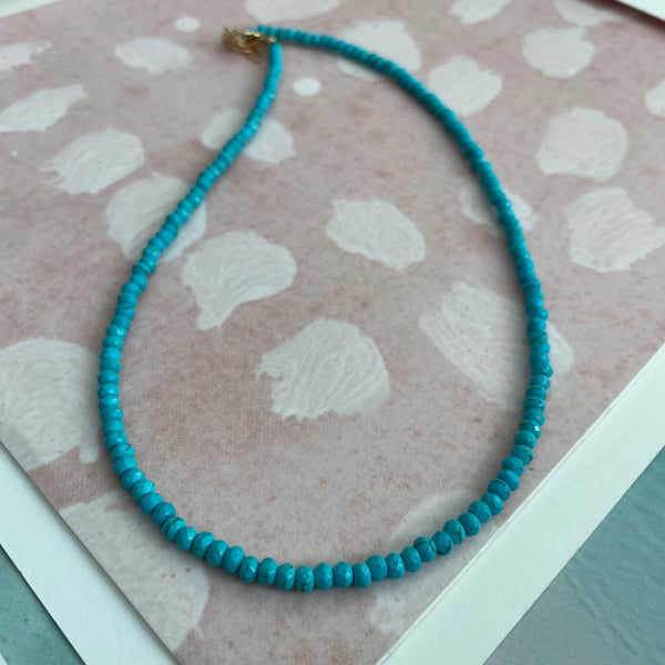 Tiny Bits Turquoise Necklace