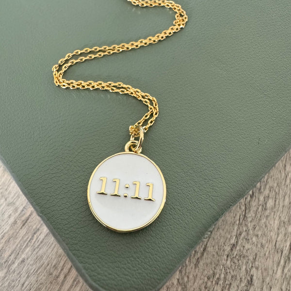11:11 Good Luck Charm Necklace