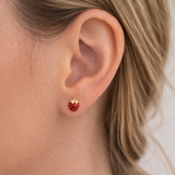 Tiny Strawberry Studs