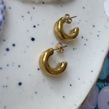 Classic Gold Hoops