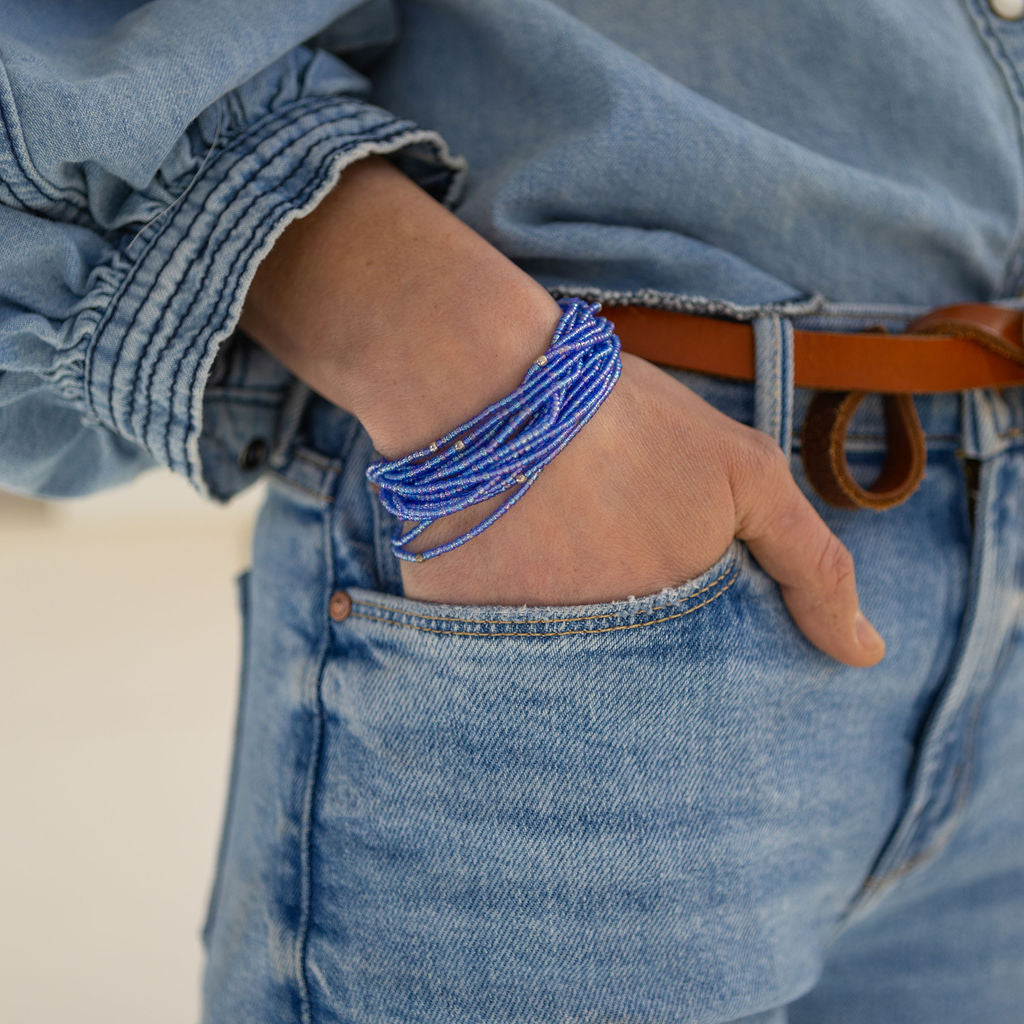 Periwinkle Bloom Bracelets