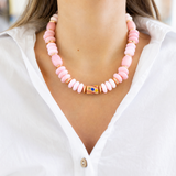 Pink Saltwater Taffy Necklace