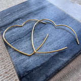 Wire Heart Earrings