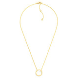 Full Circle Gold Necklace