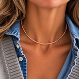 Bubblegum Cuff Necklace