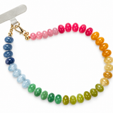 Colorful Beaded Stone Phone Chain