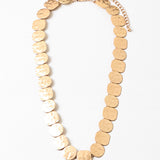 Skipping Stones Gold Necklace
