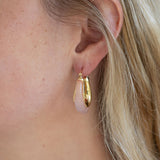 Rose Petal Hoops