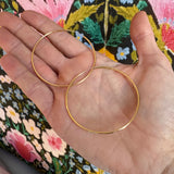 Paper Thin Gold Hoops