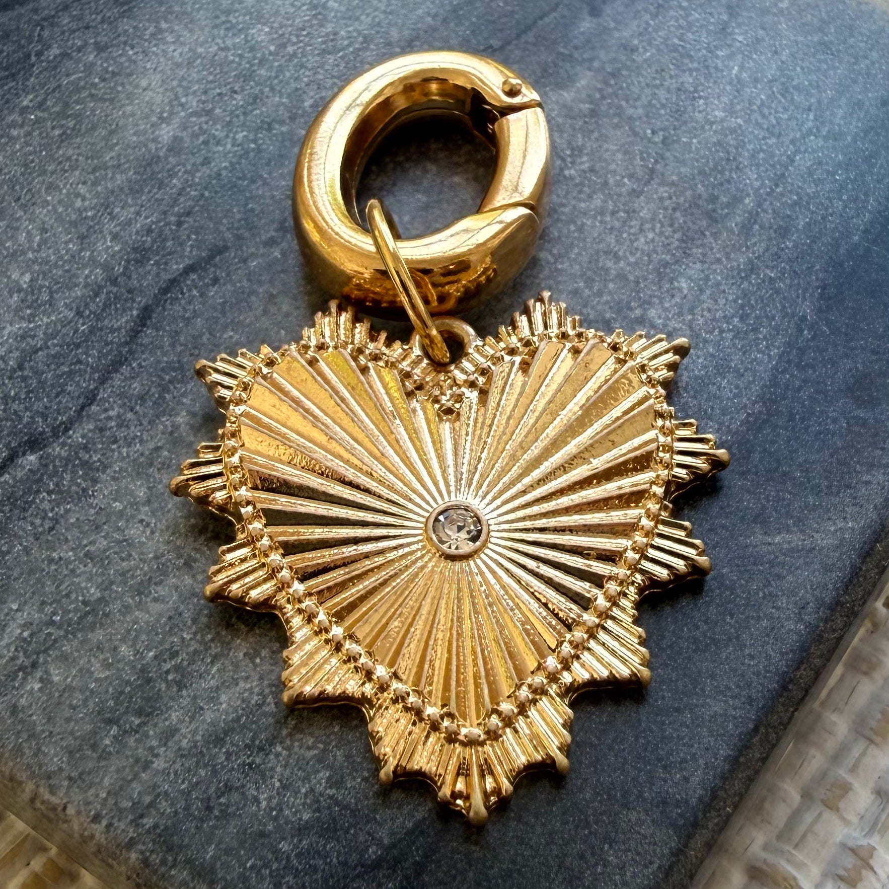 Lia Link Necklace with Charm