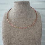 Bubblegum Cuff Necklace