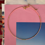 Bubblegum Cuff Necklace