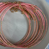 Bubblegum Cuff Necklace