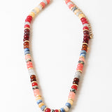 Sunset Mosaic Beaded Necklace