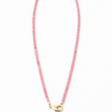 Strawberry Long Gemstone Necklace
