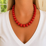 Cherry Red Necklace