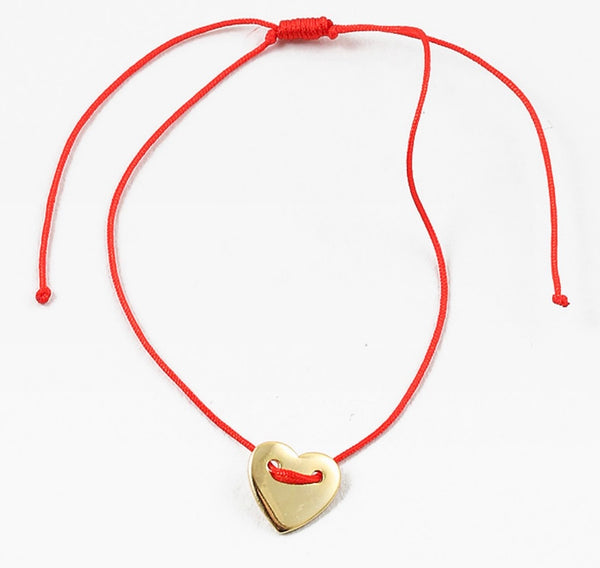 Heart Red Thread Bracelet
