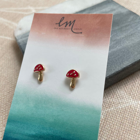 Mushroom Earrings