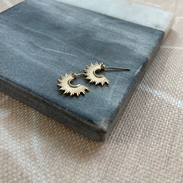 Summer Sunburst Hoops