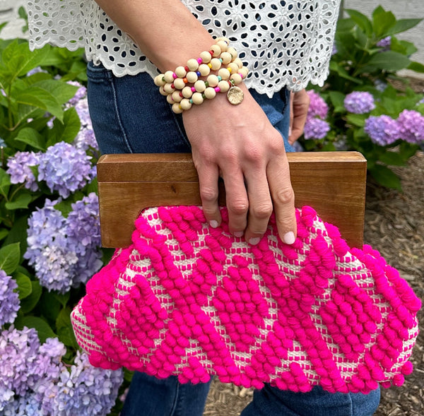 Hot Pink Clutch