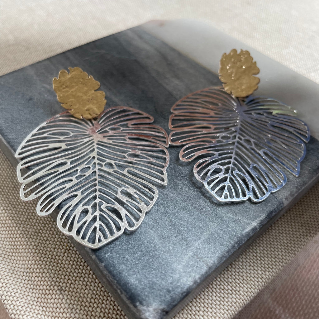 Mixed Metal Vacation Earrings