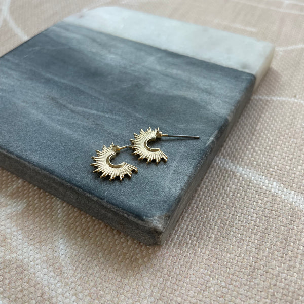 Summer Sunburst Hoops
