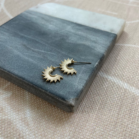 Summer Sunburst Hoops