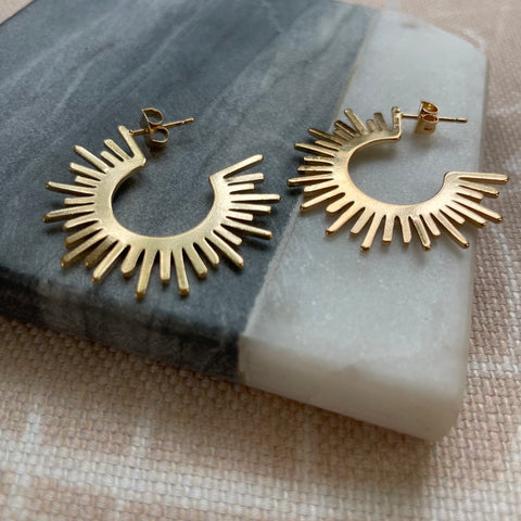Sunburst Hoops