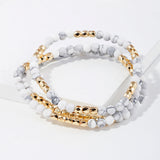Frosted Coconut Gelato Bracelets