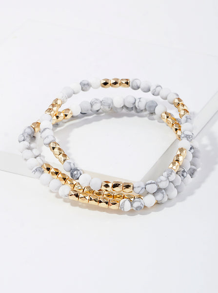 Frosted Coconut Gelato Bracelets
