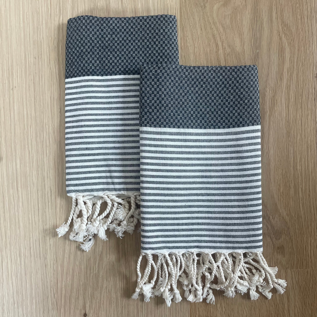Charcoal Enzyme Hand-towel