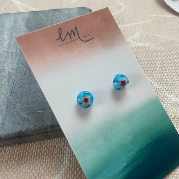 Venetian Sea Glass Earrings