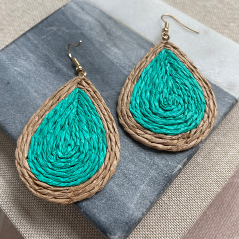 Island Time Woven Earrings