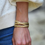 Summer Sale Gold Braided Wrap Bracelet