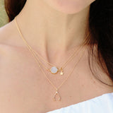 Barely There Raw Quartz Necklace