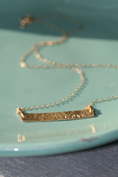 Rectangle Bar Necklace or Bracelet