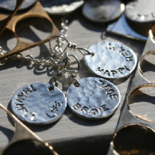 Words to Live By - Disc Necklace
