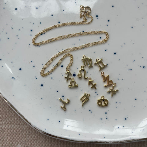 Zodiac Charm Necklaces