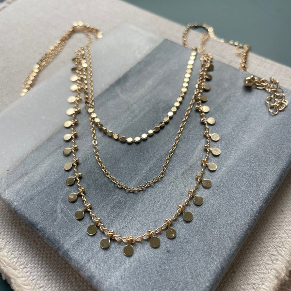 Triple Strand Necklace