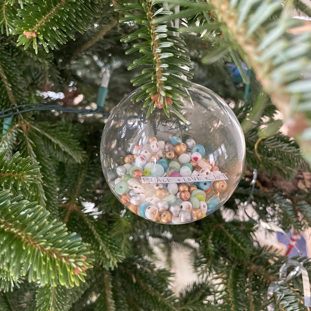 Ornament with Inspirational quote