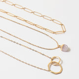 Double Circle Necklace