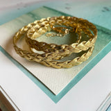 Gold Braided Wrap Bracelet