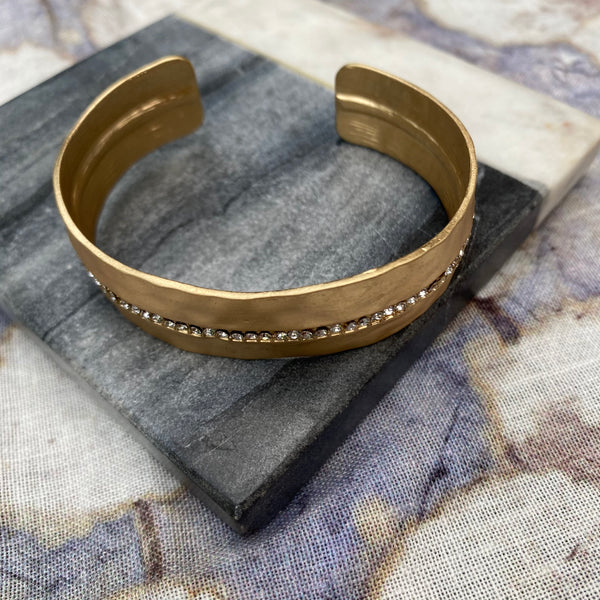 Catalina Gold Cuff Bracelet